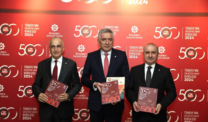 İSO “Türkiye’nin 500 Büyük Sanayi Kuruluşu Araştırması-2024”  sonuçlarını açıkladı