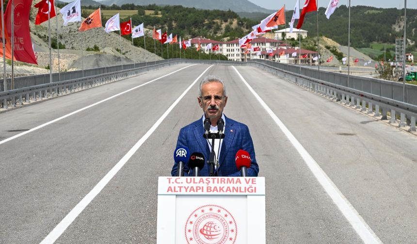 Bolu Göynük Çevre Yolu hizmete açıldı. 15 dakikalık şehir geçişi 4 dakikaya düştü